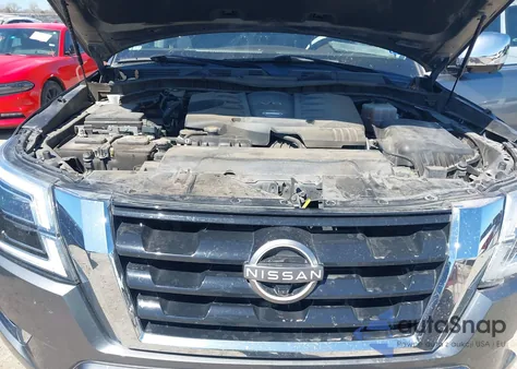 2021 Nissan Armada Platinum 2Wd из США, поврежденный, VIN JN8AY2DA7M9372064